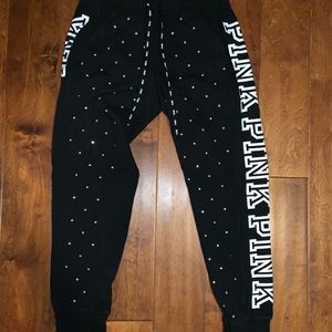 Sparkly PINK sweatpants